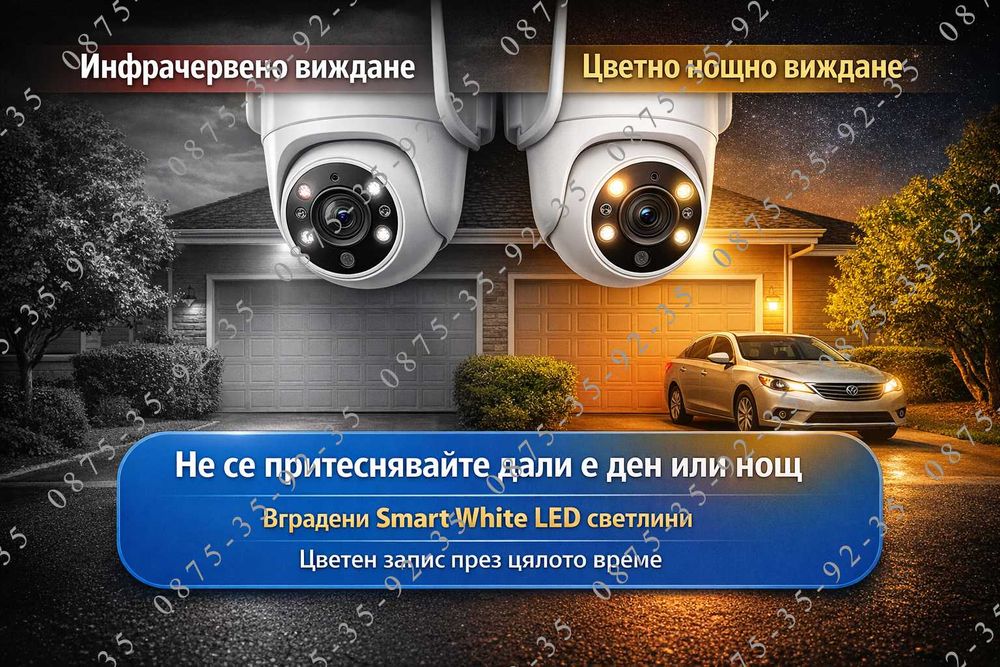 Приложение ICSEE. 8MegaPixel ULTRA HD Куполна камера WiFi и LAN връзка. С включен 12V Адаптер. Външна водоустойчива въртяща се CAMERA. Работи и с NVR!
