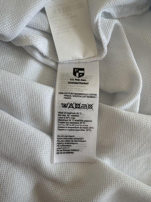 Tricou U.S. POLO ASSN. Alb