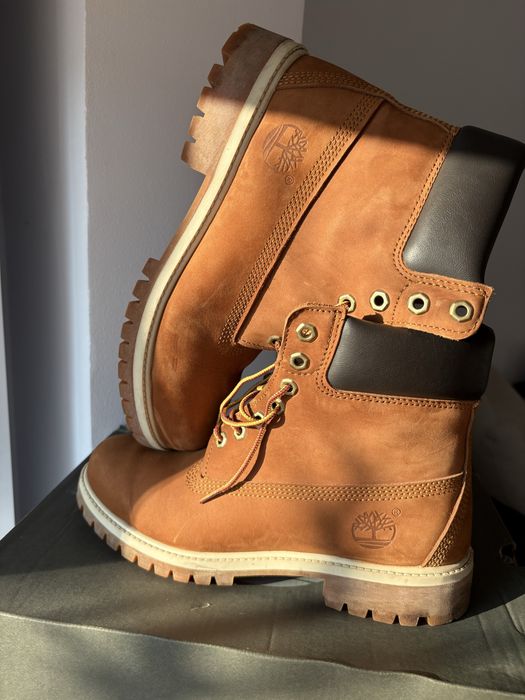 Timberland 6 Inch Rust Nubuck, size 41