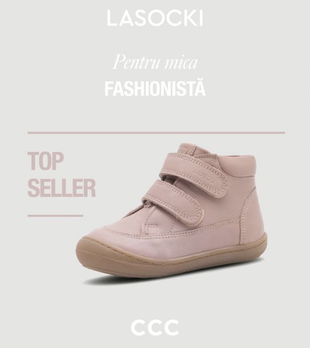Ghete piele CCC Lasocki marime 21