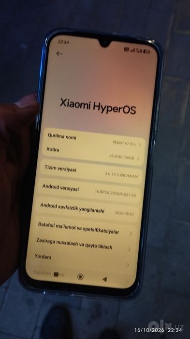 Redmi A7 pro 4+4/128 yangi