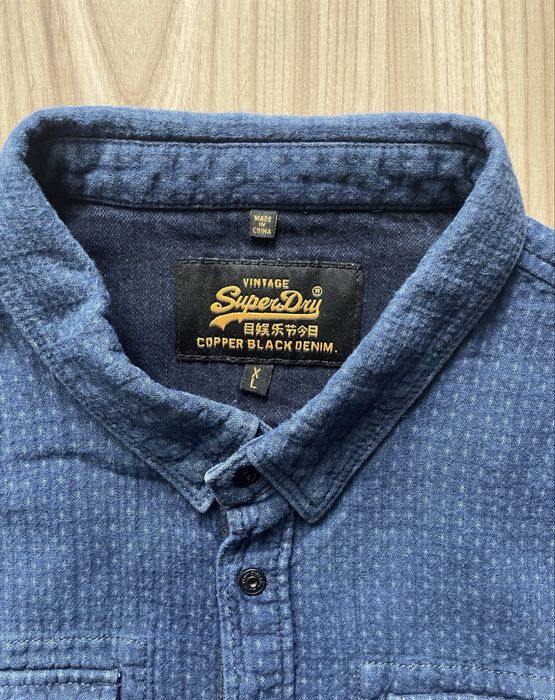 SUPERDRY / мъжка дебела дънкова риза/тип яке XL