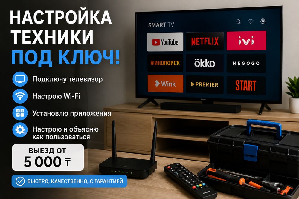 Настройка техники «под ключ»