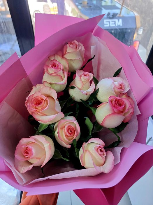 Букет роз свежие