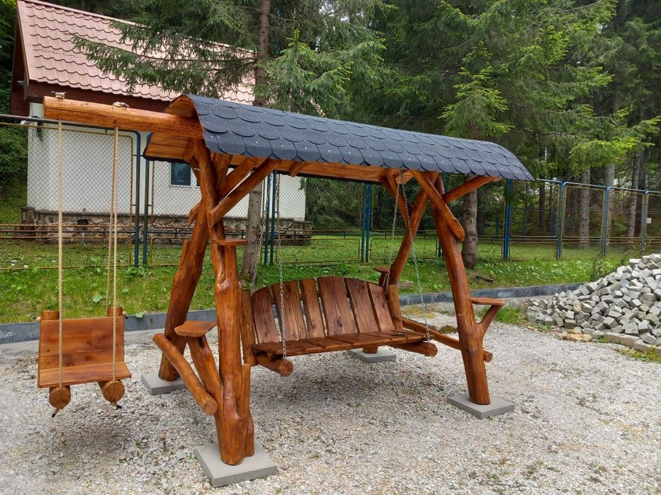 Balansoar din lemn masiv