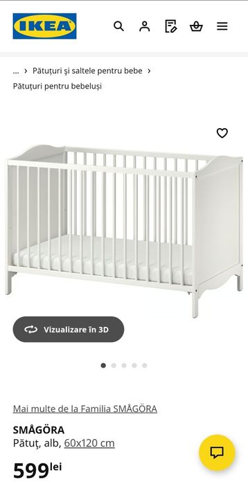 Patut ikea complet utilat CA NOU