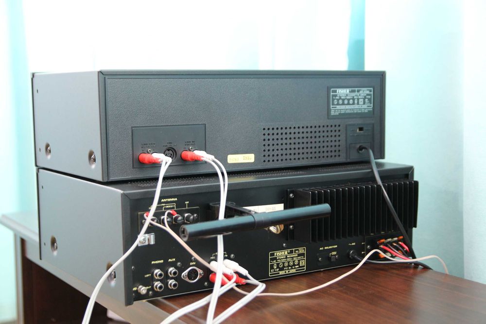 Fisher RS-3030 receiver si CR-4130 casetofon complet revizuite.
