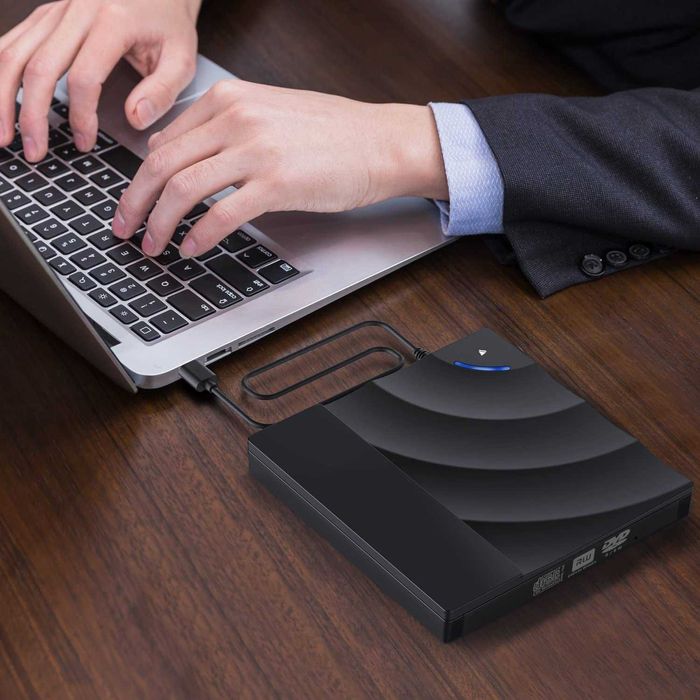 Външно CD DVD устройство/ записвачка Oudekay Ultra Slim Touch