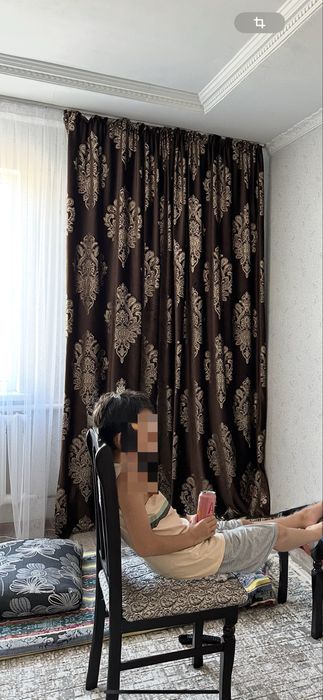 Штор без тюли для гостиной