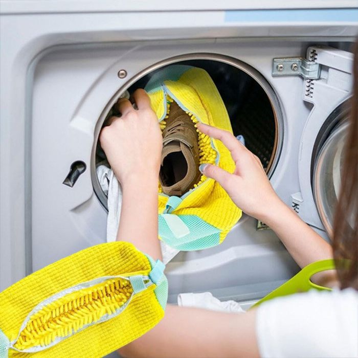 Торбичка за пране на обувки от микрофибър