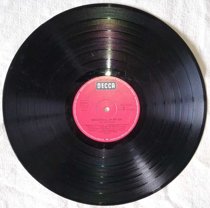 Грамафона плоча The Marmalade "Reflection ofmylife..." 1974 Decca