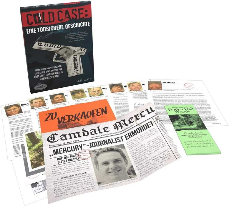 Thinkfun. Cold Case Настолни логически и разследващи игри за възрастни