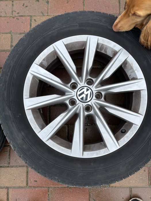Roti jante VW Tiguan Passat Golf R17 cu anvelope de vara