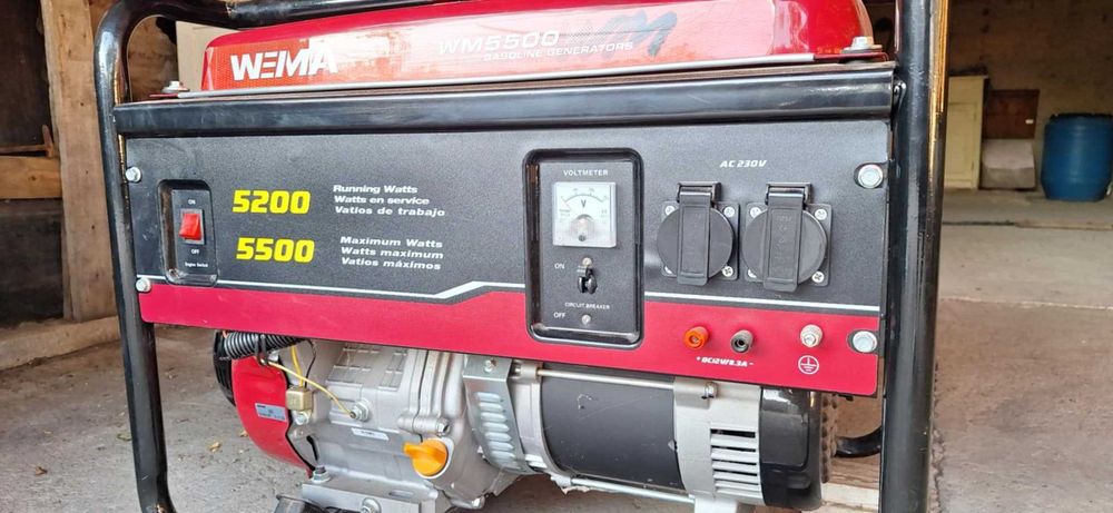 Генератор за ток 5,5 KW , бензинов , четиритактов WEIMA WM 5500