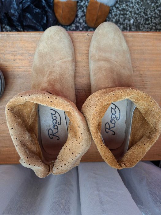 Боти естествен велур