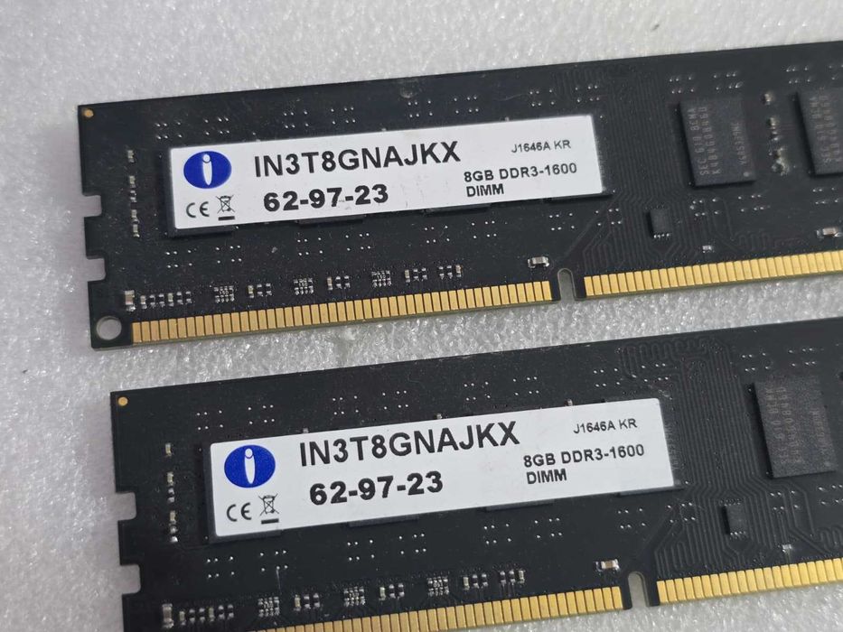 Kit Memorie RAM Integral 16GB (2x8GB) DDR3 1600MHz PC3-12800 DIMM IN3T8GNAJKX
