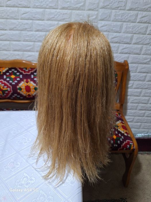 Маникен голова для обучения причёски