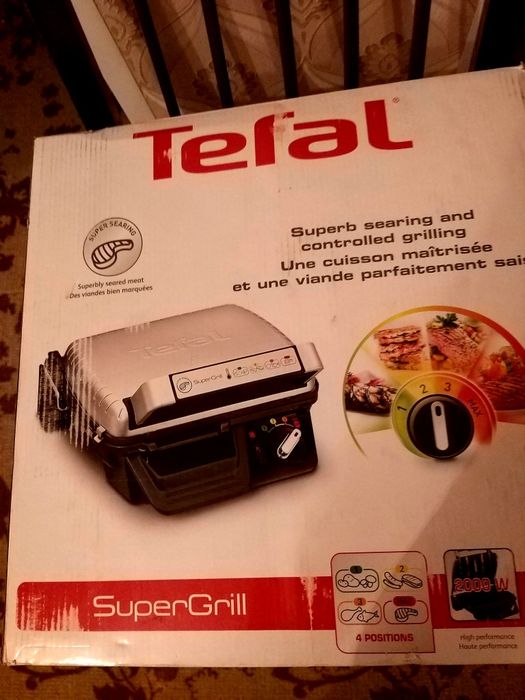 продам новый электрогриль ТEFALL-Super Grill.