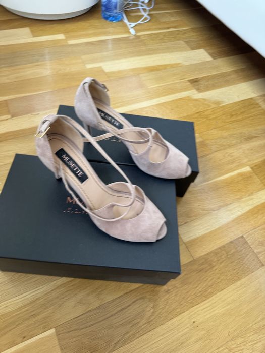 Pantofi Musette piele intoarsa 37