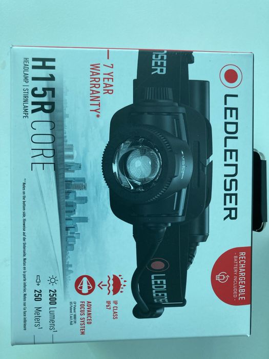 Vand Frontale Ledlenser H7R Core, HF8R Work, H15R Core, H19 Core