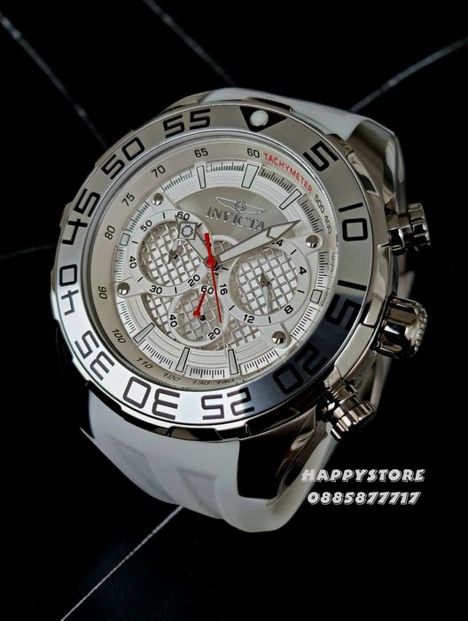 INVICTA Pogo White/Silver 50 mm, Инвикта нов мъжки часовник