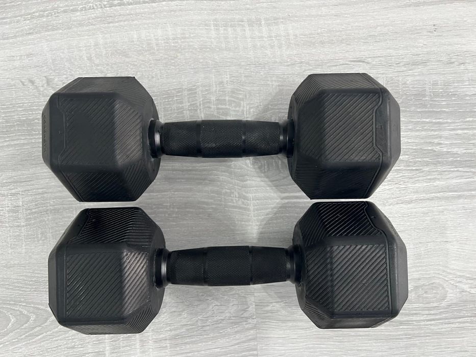 2 Gantere HEX DUMBBELL Cross-training 7,5 kg