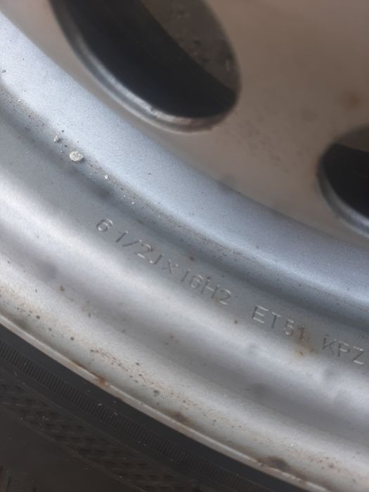 roti iarna 5x120 r16 cu anvelope 215/65/16C vw transporter t5