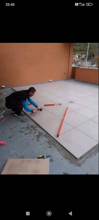 Фаянс теракот гранитогрес камък .