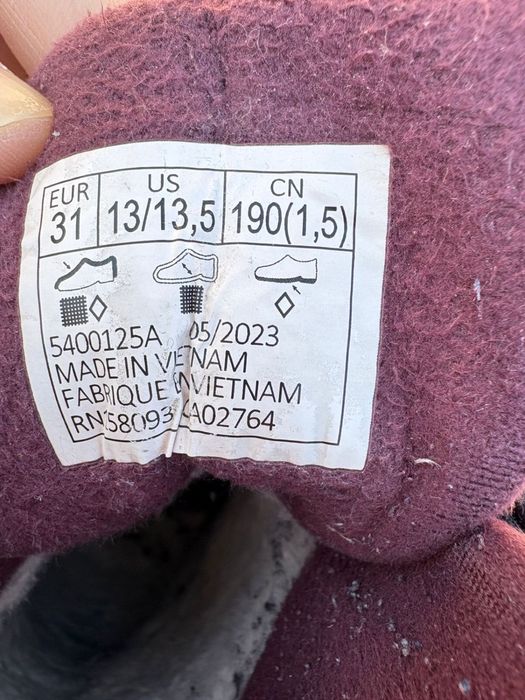 Продам зимнюю обувь для девочки Reima