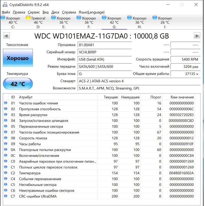 Внешний usb диск WD Elements 16tb