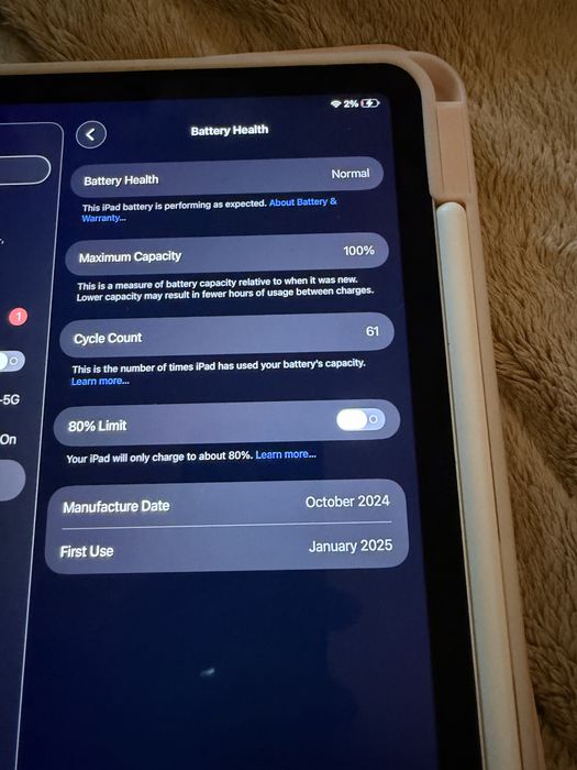 iPad Air 128Gb Wi-Fi 2024 M2 Blue cu asigurare si garantie