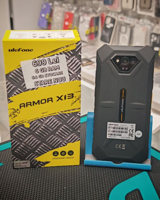 Ulefone Armor X13, 6/64 GB, Nou, 2 ani garanție