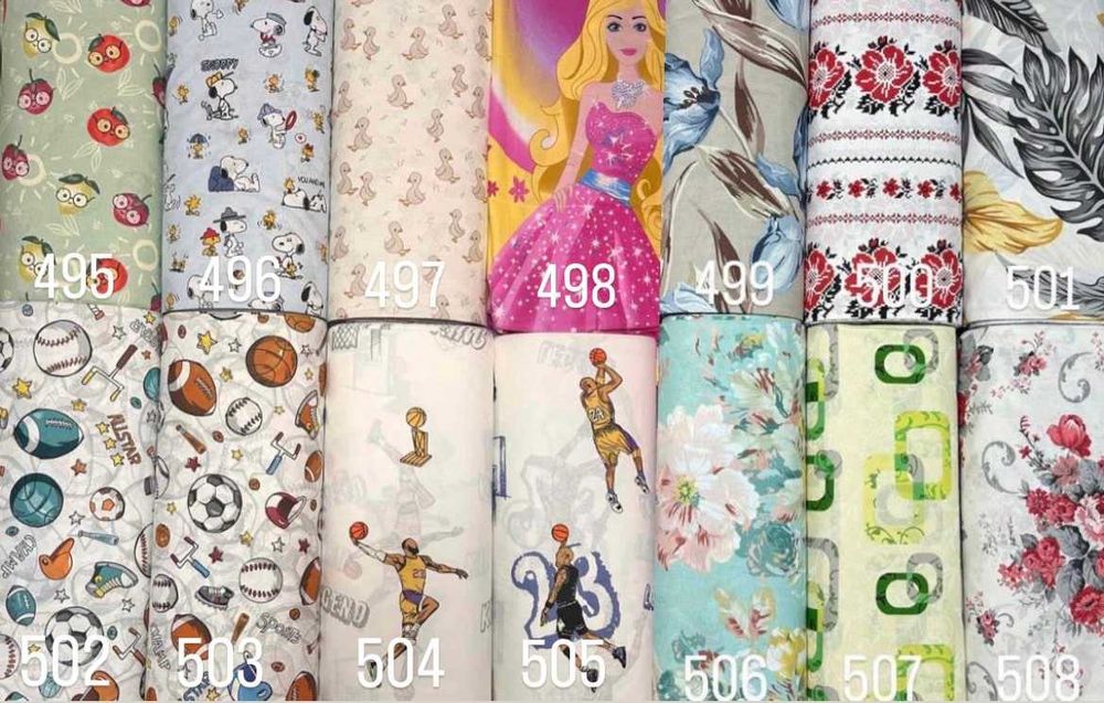 Нови десени Ранфорс 100 % памук за спално бельо