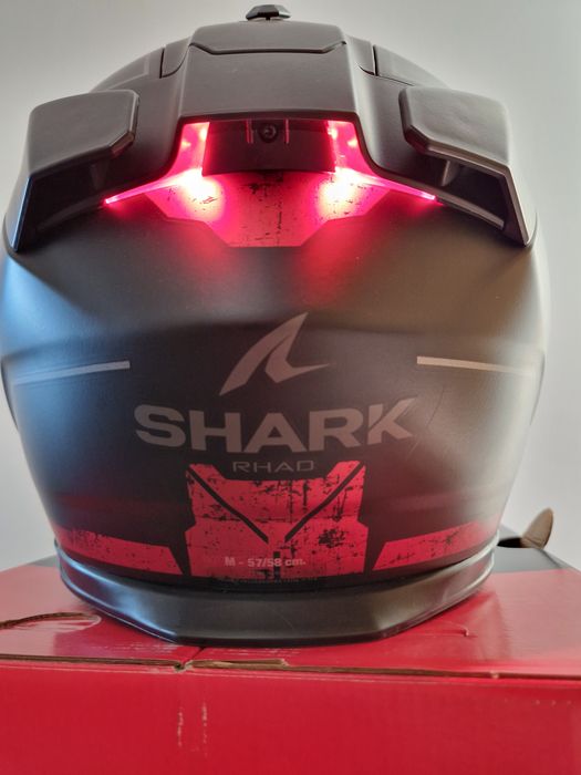 Каска Shark Skwal i3 Rhad  Matt Black/Red (размер М)