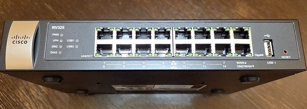 Router Cisco RV325 - dual WAN