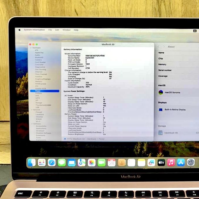 MacBook Air M1 Gold- Yangi noutbuk (Makbuk-Apple)