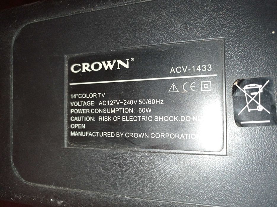 14" TV Crown Телевизор