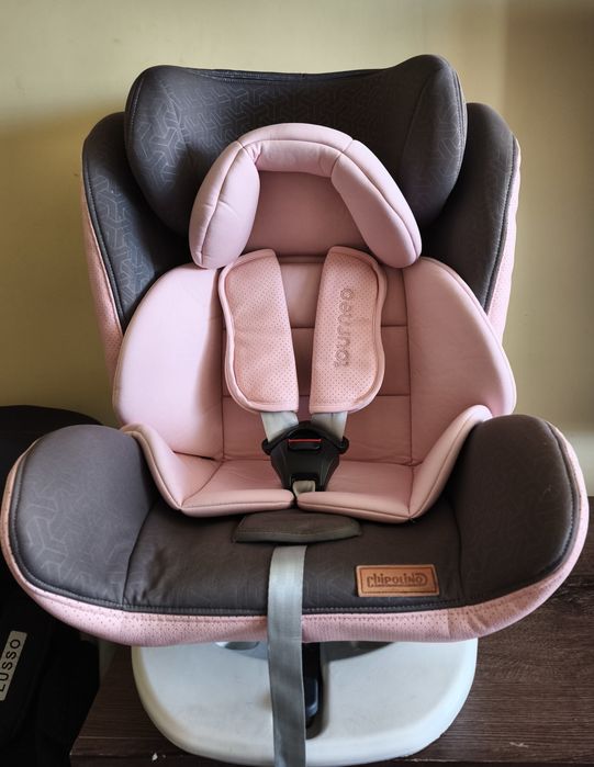 Столче за кола 0-36 кг Chipolino Турнео 360ᵒ Isofix Розово