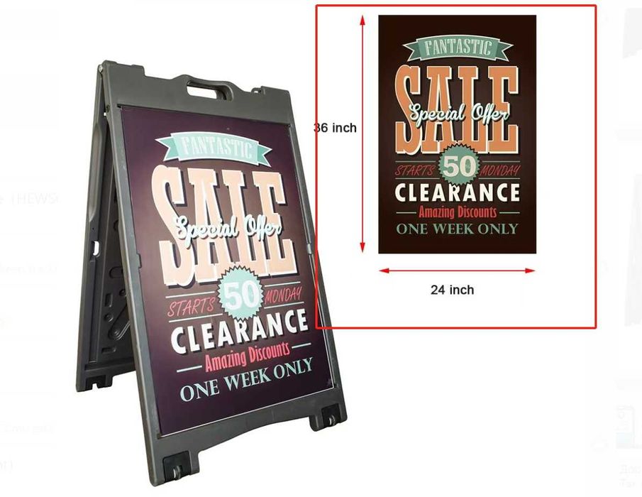 Штендер , табличка для кафе и ресторанов