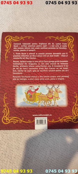 carte carti viata si aventurile lui Mos Craciun de Frank Baum