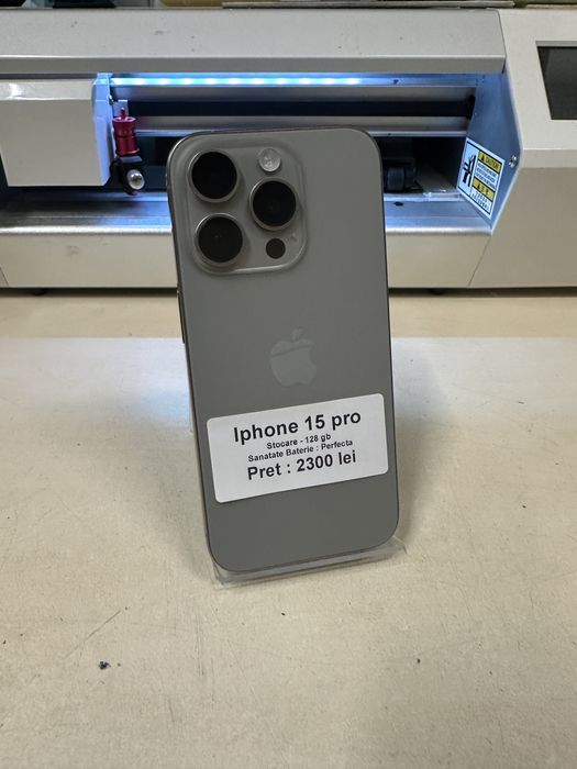 Iphone 15 pro / 128 gb / garantie / impecabil ca nou