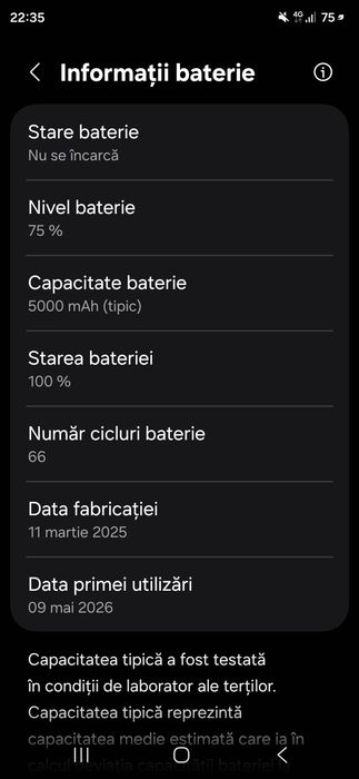 Samsung s25 ultra impecabil! Doar 65 de incarcari! Titanium blue! La cutie,full box!