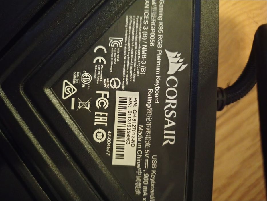 Corsair K95 Platinum