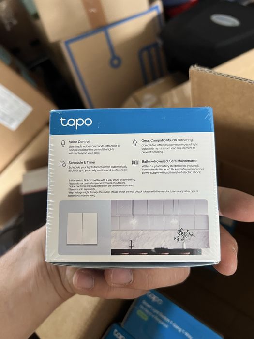 TP-Link Tapo S210 / S220 Smart Switch Noi Sigilate Fără Nul