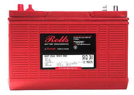 Канадски тягови акумулатори Rolls 12V / 130Ah