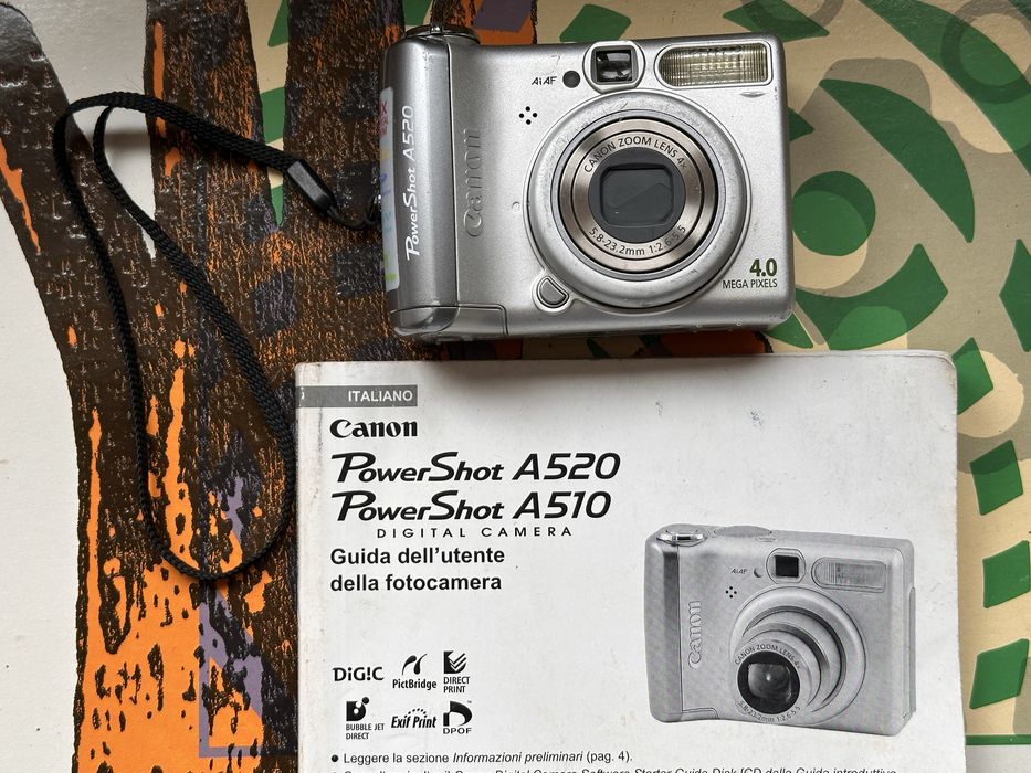 canon powershot A520 4mp retro compact digital