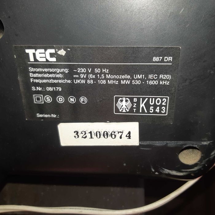 Радио касетофон Тес