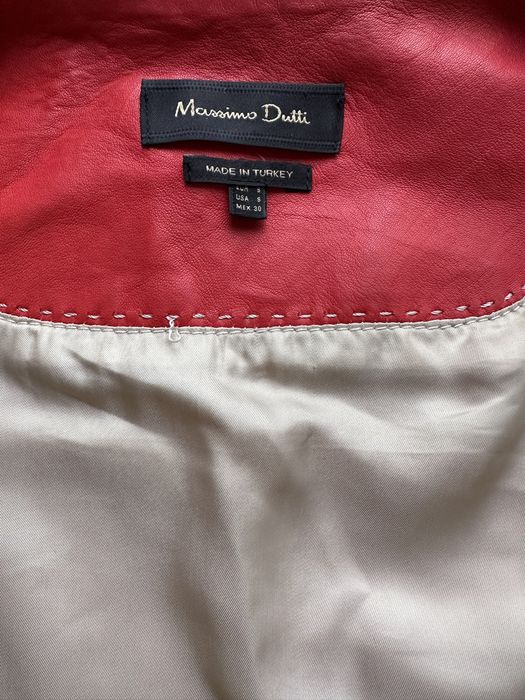 Куртка Massimo Dutti кожа