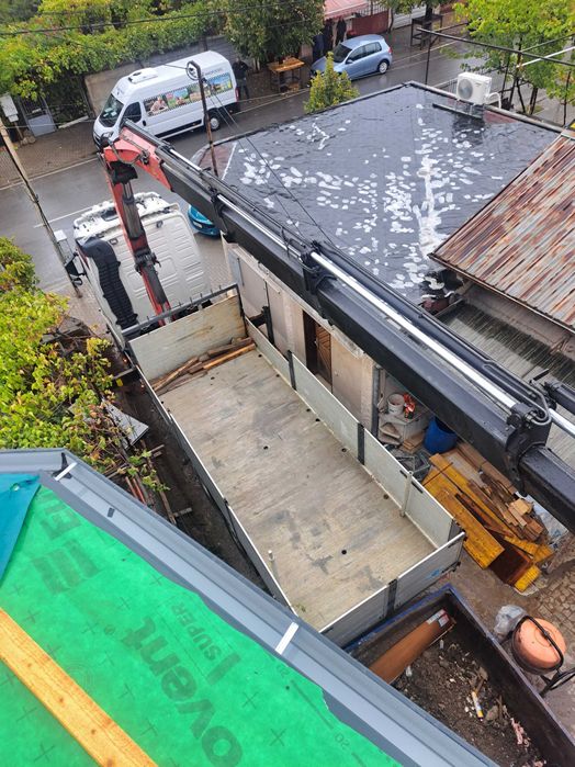 Камион с кран услуги транспорт 24 м.