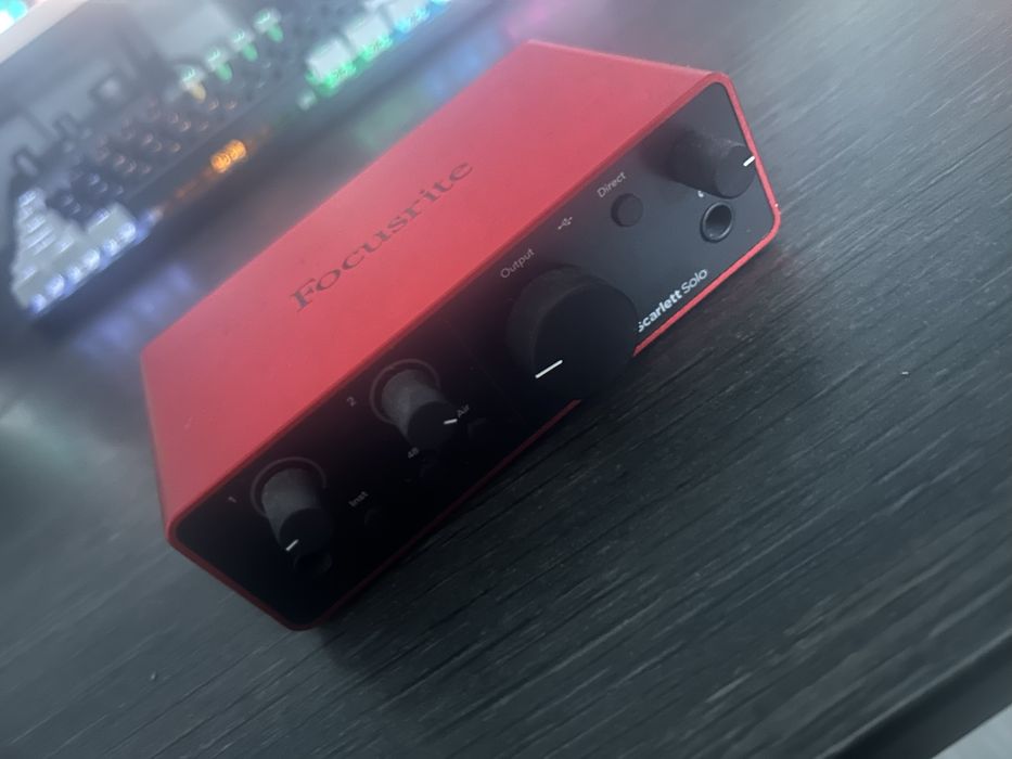 Vand placa de sunet Focusrite Scarlett Solo gen 4th